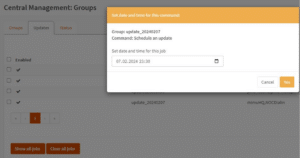 Vorschau des Central Management Plugin